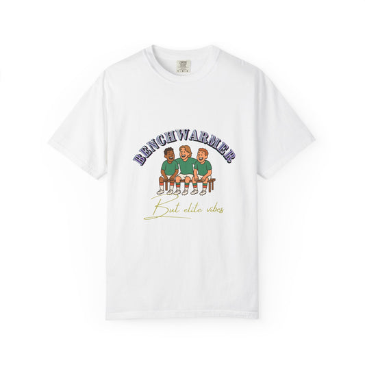 "Benchwarmer Unisex Graphic Tee – Casual Sport-Inspired T-Shirt, Everyday Style"