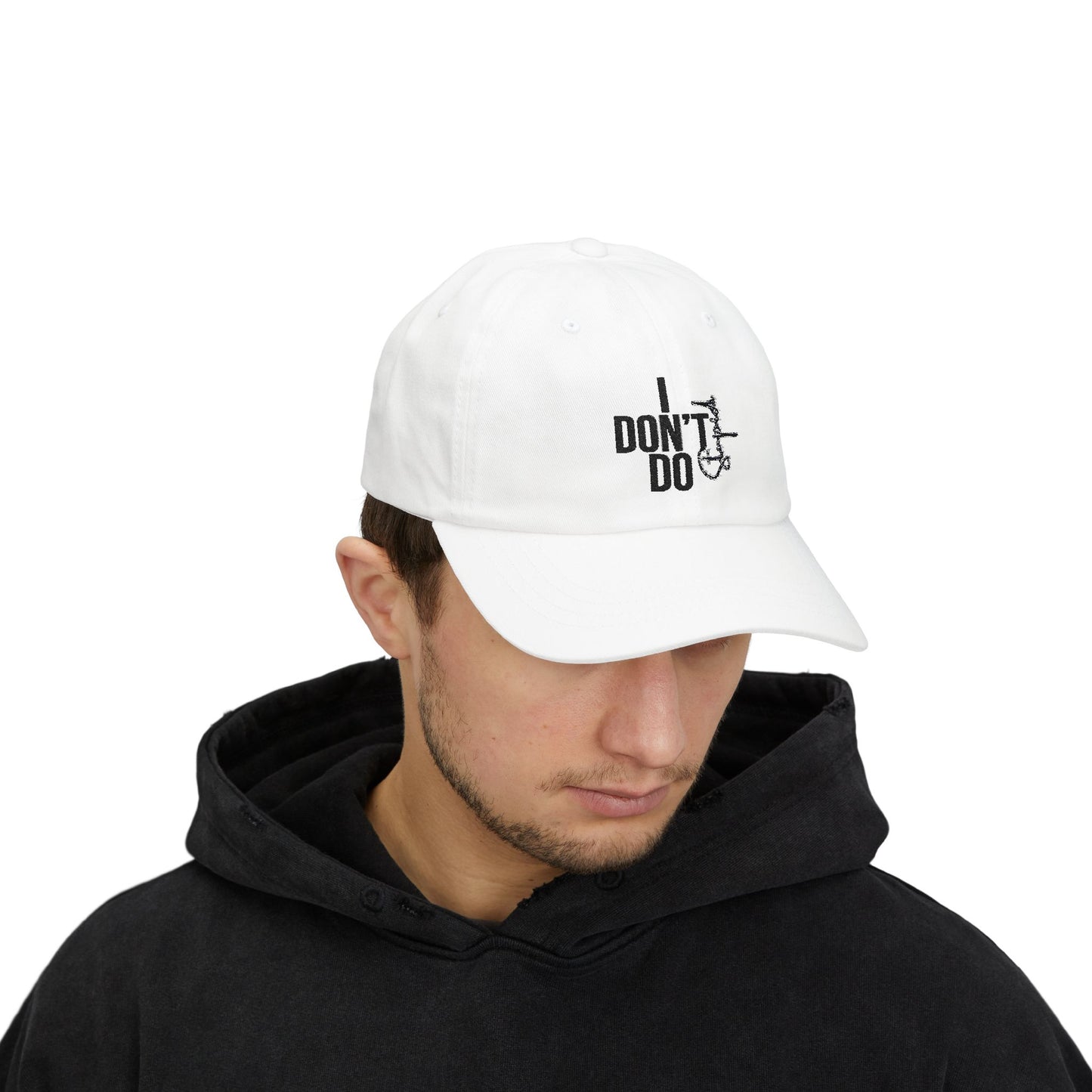 "Dad Cap 'I Don't Do Stupid' – Stylish Father’s Day Gift, Casual Wear for Him"