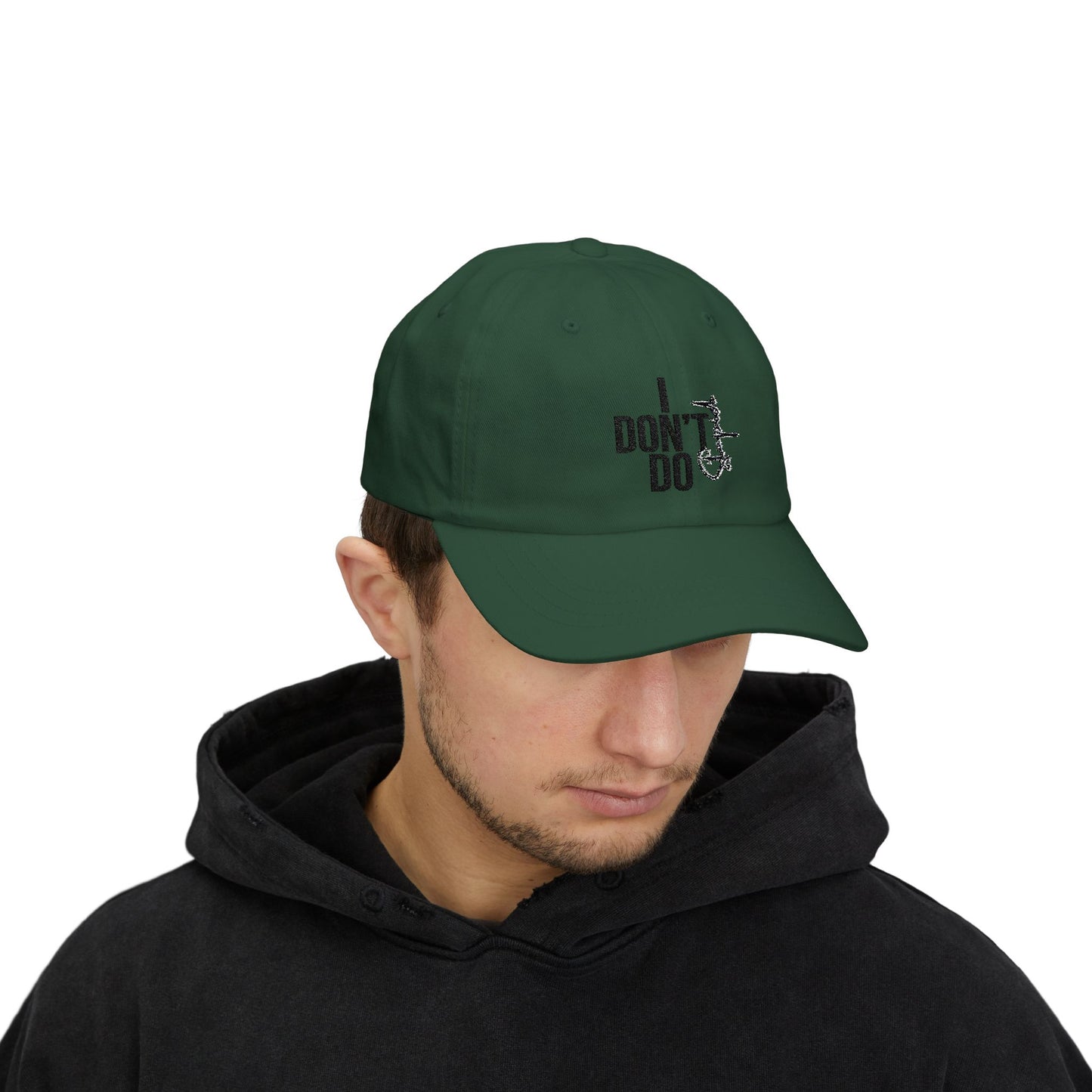 "Dad Cap 'I Don't Do Stupid' – Stylish Father’s Day Gift, Casual Wear for Him"