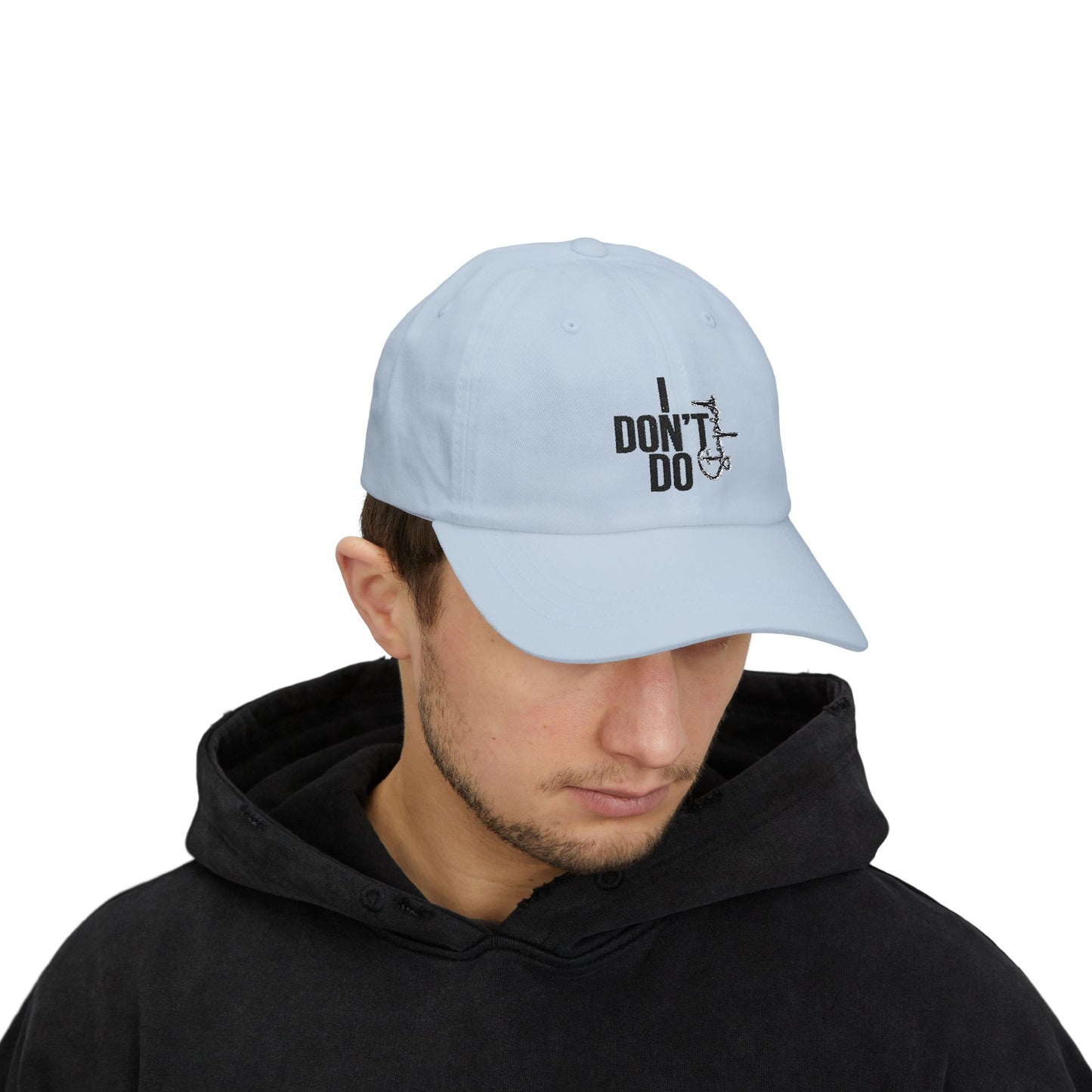 "Dad Cap 'I Don't Do Stupid' – Stylish Father’s Day Gift, Casual Wear for Him"