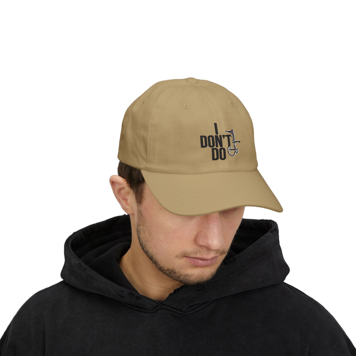 "Dad Cap 'I Don't Do Stupid' – Stylish Father’s Day Gift, Casual Wear for Him"