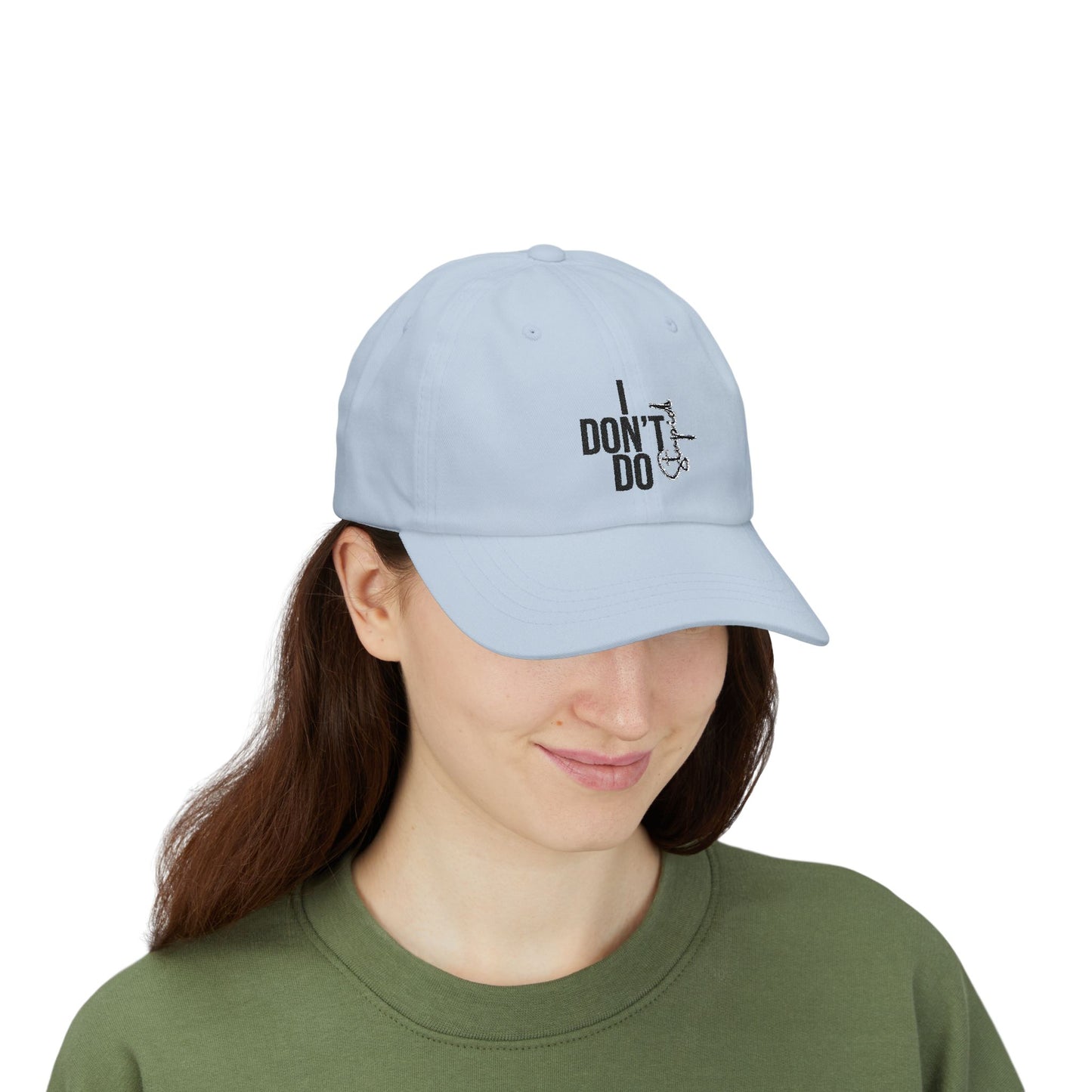 "Dad Cap 'I Don't Do Stupid' – Stylish Father’s Day Gift, Casual Wear for Him"