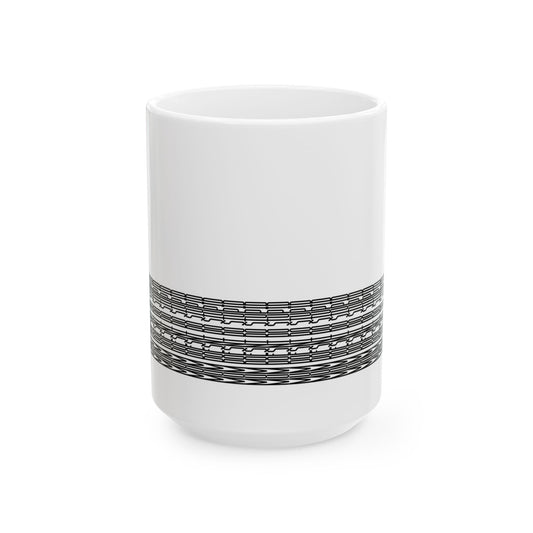 "Mum Doesn't Do Stupid" Modern Ceramic Coffee Mug – Stylish Gift for Coffee Lovers, Home or Office Use"